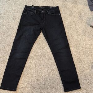 Classic Black Straight Denim Jeans